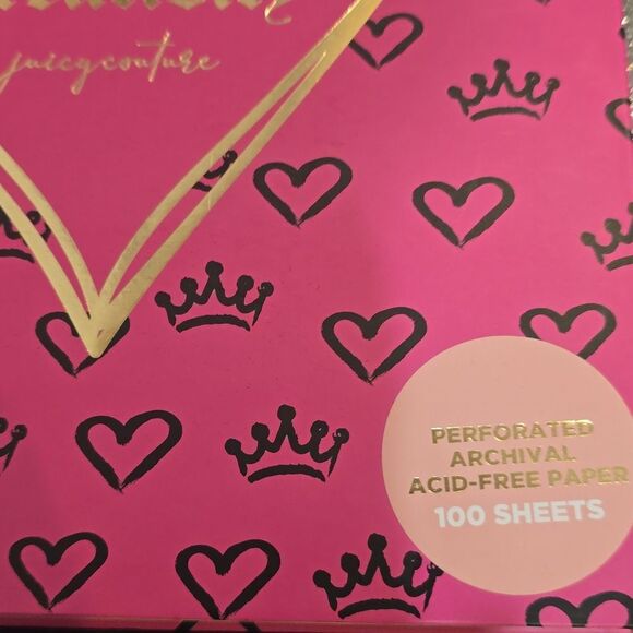 Juicy Couture Home Queen Of Creativity Logo Sketchbook - Picture 6 of 6